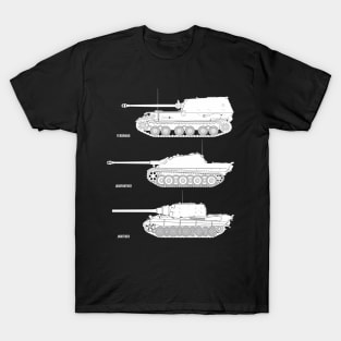 German tank destroyers of Second World War T-Shirt